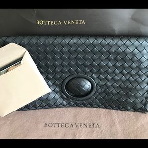Bottega Veneta Turnlock Clutch
